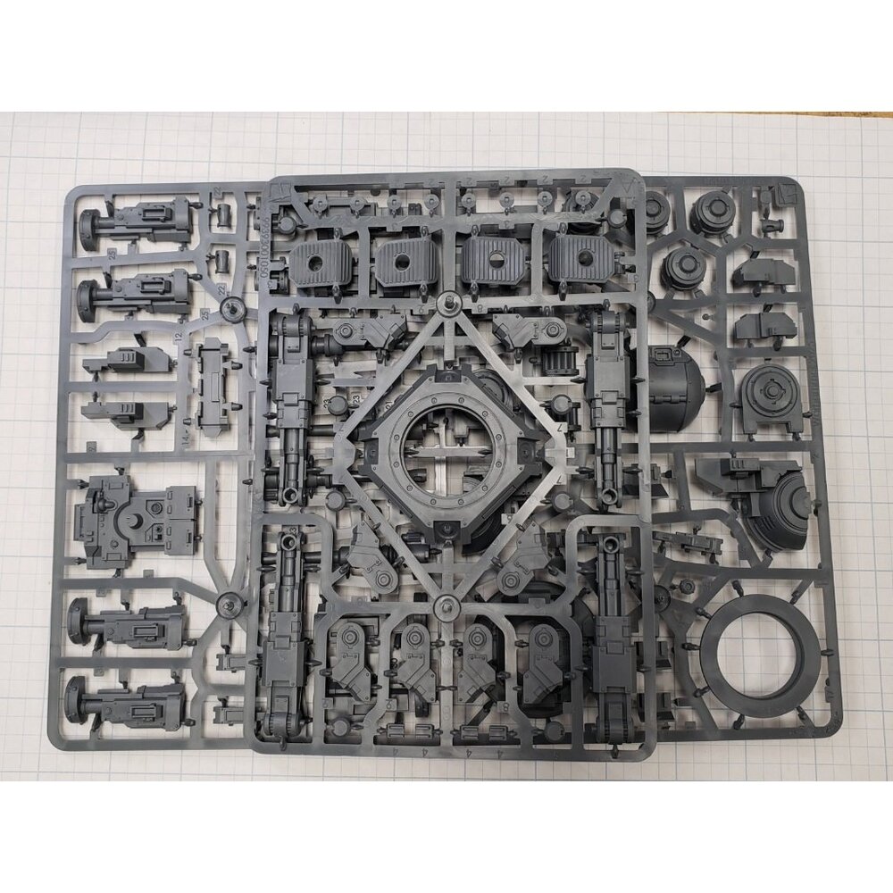 Warhammer 30k Space Marines Saturnine Araknae Quad Accelerator Platform Set